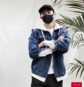 JEAGOVN Áo Khoác Jeans Màu Xan#aokhoacnam #aokhoacbo #aojeannam 