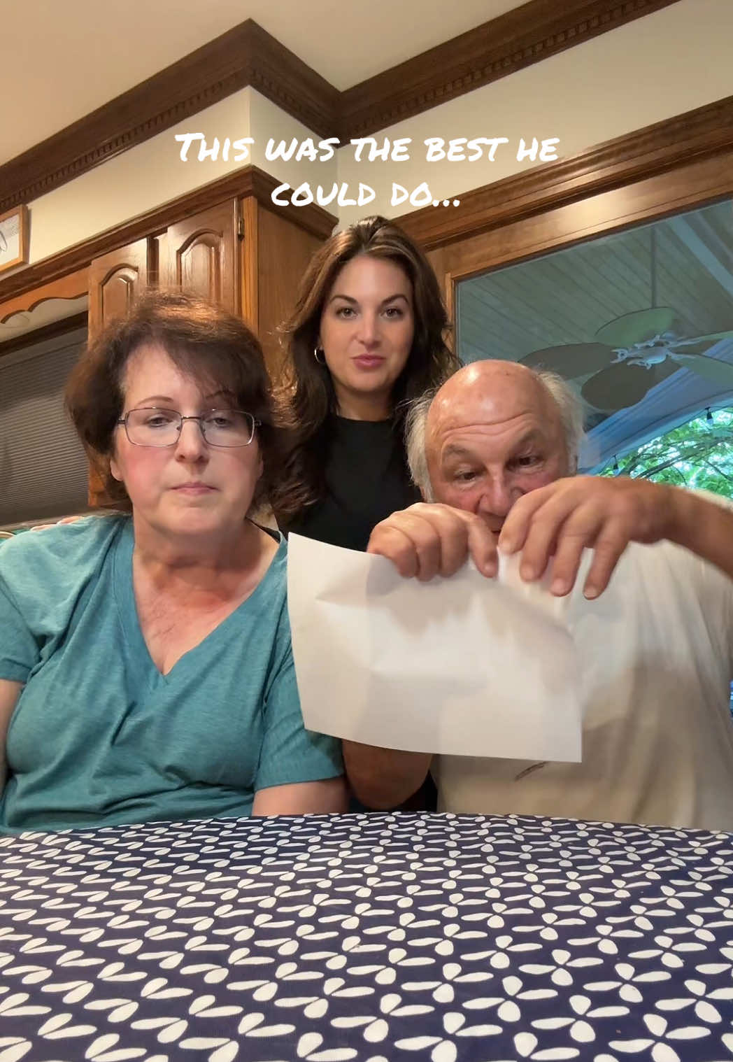 Loretta was upset we used up all her printer paper… 📄😬 #magictrend #magic #thecarluccios 