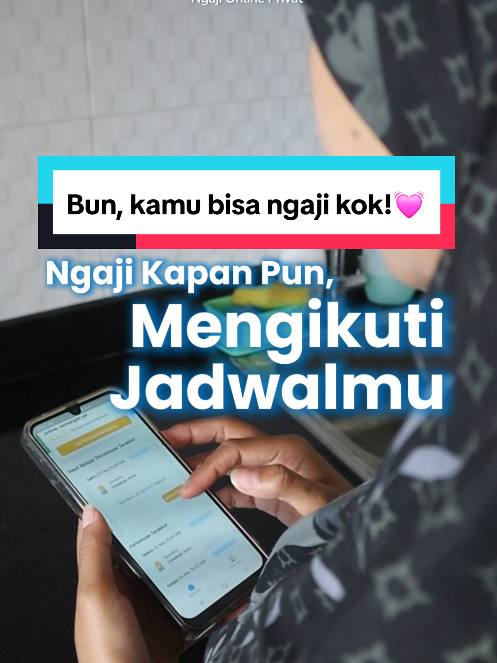 Buuun, Alhamdulillaah udah nggak ada halangan lagi buat bunda-bundi belajar ngaji🥰✨️ Ngaji online sekarang yuk bun🤗 #ngaji #ngajionline #belajarngaji #ayongaji #ngajiprivat 