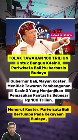 tolak tawaran 100 triliun
