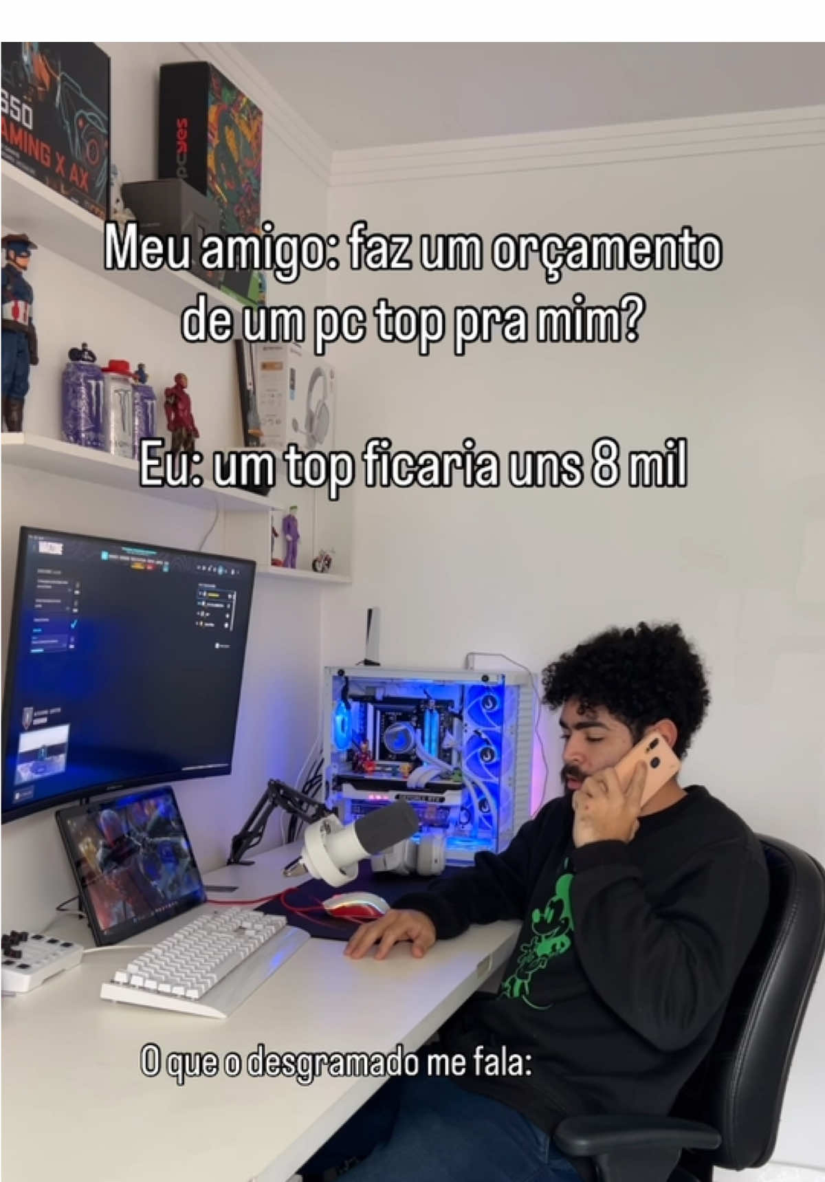 Não da né 😂 #gamer #pcgamer #setupgaming #setup #pc 