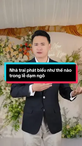 Nhà trai phát biểu như thế nào trong lễ dạm ngõ #livehighlights #tiktoklive #mcchuyennghiep #daotaomc #hocmc #sachhocmc #sachphatbieu 