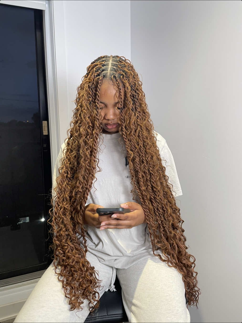 Island twist with color 30 #fyp #mtl #vira #invisiblelocs #christianhairstylist 