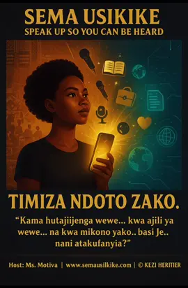 Kama hutajijenga wewe… kwa ajili ya wewe… na kwa mikono yako… basi Je..nani atakufanyia? Nilisikia msemo mmoja uliougusa moyo wangu…  KWAMBA... ‘Mshahara ni dawa wanayowapa wafanyakazi ili wasahau ndoto zao.’ Nikafikiria….. na Kusema loh! Kwa sababu kila siku, watu wanaamka… wanaingia kazini… wanahangaika masaa 8, 10, 12 na Kuendelea, wiki, Mwezi Mpaka Miaka na Miaka Unajua unaweza kuua afya yako kwa kufanya overtime ukijenga ufalme wa mtu mwingine… Wakati ndoto yako inakufa polepole, kimya kimya, nyuma ya pazia. Kama hutafanya kazi kwenye ndoto yako… utatumia maisha yako yote ukijenga ndoto ya mtu mwingine. Na muda wako utakapoisha… utaondoka duniani ukiwa umebeba ndoto yako kaburini. 💀  ⸻ Tazama Mr Boss Khan — hakusubiri apewe kazi. Tazama Ms Faith Wangaray — hakusubiri ruhusa. Tazama Mr TikTok, Mr Edward Kisusu, Ms. Motiva — hawakusubiri “kazi” iwepo… Walitumia majukwaa yao kuunda kipato, ushawishi, na athari njema yenye nguvu #tiktokmalawi🇲🇼 #tiktokuganda🇺🇬 #tiktoktanzania🇹🇿 #tiktokkenya🇰🇪 #tiktokrwanda🇷🇼 @Edward Kisusu✧𝕋𝕀𝕂𝕋𝕆𝕂 👑✧ @𝐌𝐫.𝐓𝐢𝐤𝐭𝐨𝐤 ✓👑 @Doris ❤️ @emy 🖤 @@itc.gracie🎧🌸 @Shanny @craver_tz🇹🇿 @BILLIONAIRE💲 @Ms. Motiva @lilylianaeli @🧚‍♀️𝐀𝐊𝐒𝐀𝐒𝐇𝐈𝐍𝐄🦋 @nitha💋 mhavile☺💅❤ @BOSSKHAN @BOSSKHAN 