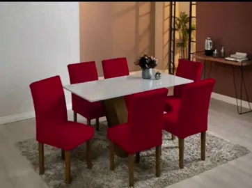 Kit 06 Capas Para Cadeira Jantar