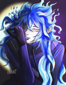 now is time for the speedpaint 😌 #イデア・シュラウド #twstプラス #idiashroud #twistedwonderland #twst #digitalillustration #fanart #clipstudiopaint #commissionsopen #fypシ゚ #speedpaint #artprocess #idiatwst 