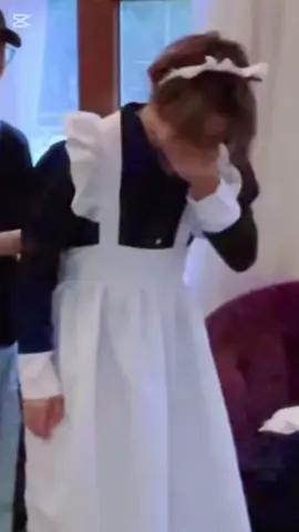 メイド服を異様に恥ずかしがる可愛いシンロンさん #ボイプラ2 #hezinlong 