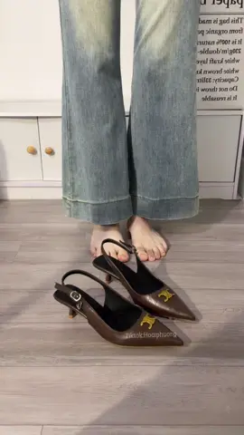 Màu nâu tây siêu sang #giaycaogot #giaycongso #giaynuxinh #giayqc 