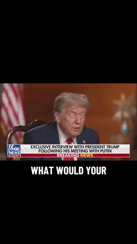 Trump’s advice to Zelensky: Make a deal. Russia’s a very big power. And they’re not…
