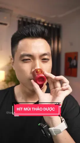 Hít mũi thảo dược lành tính giúp bạn tỉnh táo tức thì từ thành phần thiên nhiên#tonychung #LearnOnTikTok 