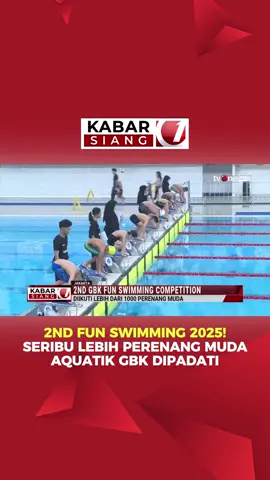 Lebih dari 1.000 perenang usia 5–12 tahun memenuhi kawasan Aquatic GBK dalam ajang 2nd GBK Fun Swimming Competition 2025. Ajang yang digelar bersama PB Aquatic ini bertujuan menjaring bibit unggul sejak dini. Para peserta berlaga di nomor gaya dada, punggung, hingga gaya bebas. Selain itu, kategori master juga akan digelar pada 17 Agustus 2025 dengan diikuti sekitar 150 peserta. Penyelenggara berharap kompetisi ini bisa menumbuhkan rasa percaya diri anak-anak sekaligus mencetak atlet renang elit di masa depan. 📡 Pantau terus tvOne untuk keseruan dan prestasi anak bangsa di bidang olahraga! #BreakingNews #FunSwimming #GBKAquatic #Olahraga #Renang #UpdateTvOne #KabarTvOne
