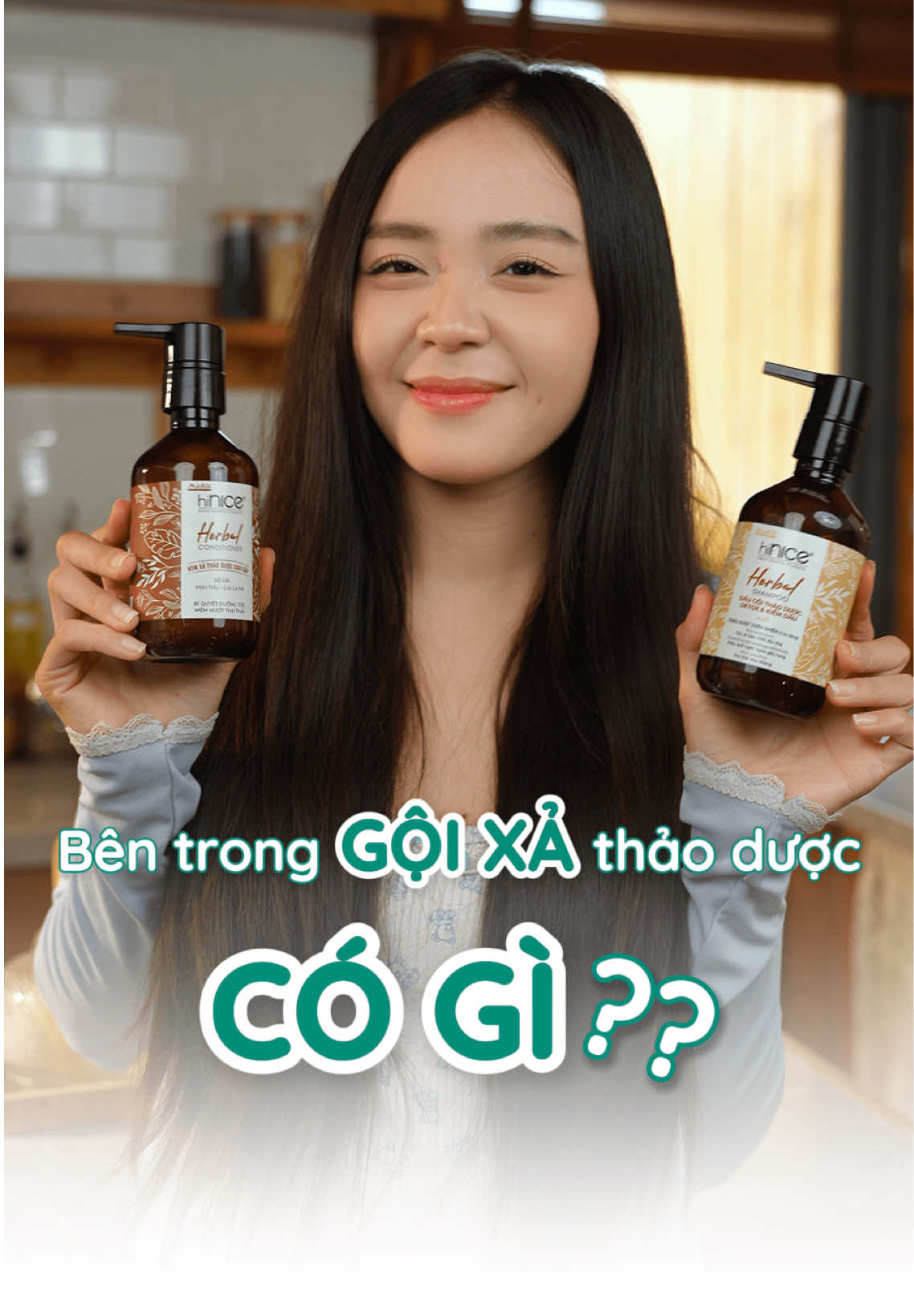 Bên trong “Gội Xả” thảo dược có gì?? #hinice #chamsoctoc #hangviet #haircare #tocviet 