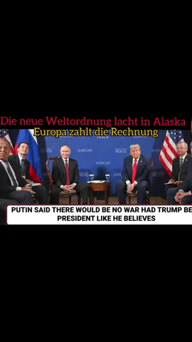 Willkommen in der neuen Welt von Putin und Trump #alaska #putin #trump #politics 