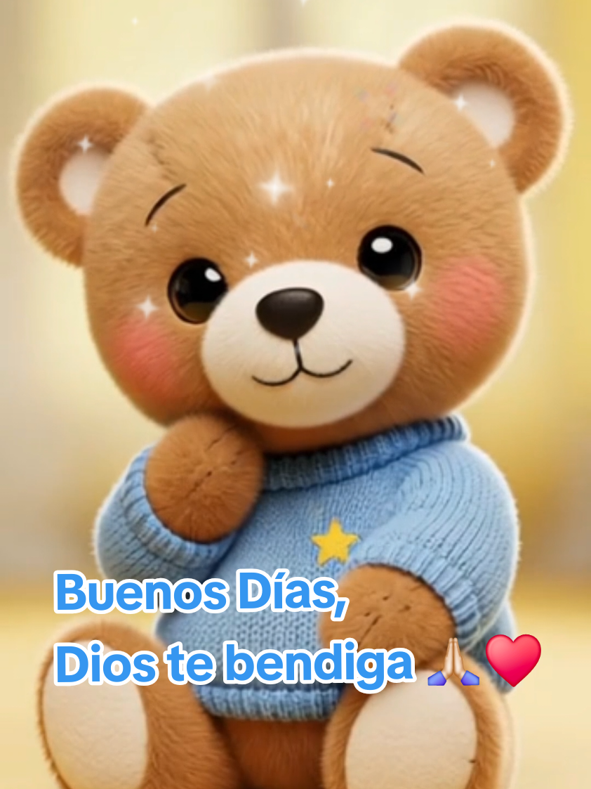 Buenos días 🙏🏻♥️ #fyp #paratii #osito #instantestiernos #Diostebendiga 