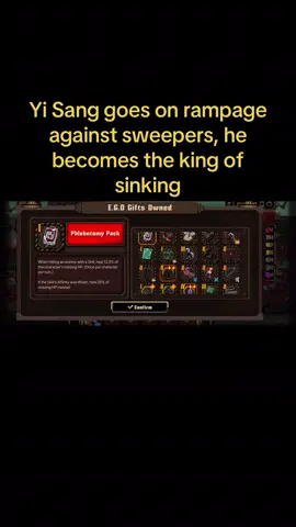 Solemn lament Yi Sang so much better then Spicebush. (This wasn’t even him at full power)  #limbuscompany #projectmoon #solemn #lament #mirrordungeon #solo #yisang #sweepers #sinking 