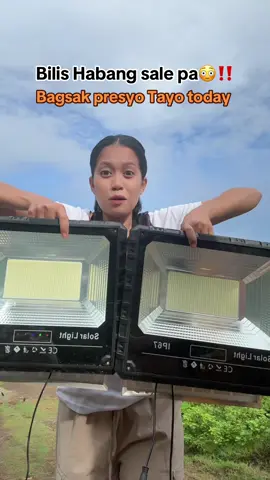 Ang laki at napaka liwanag #solarlights #solar #buy1take1 