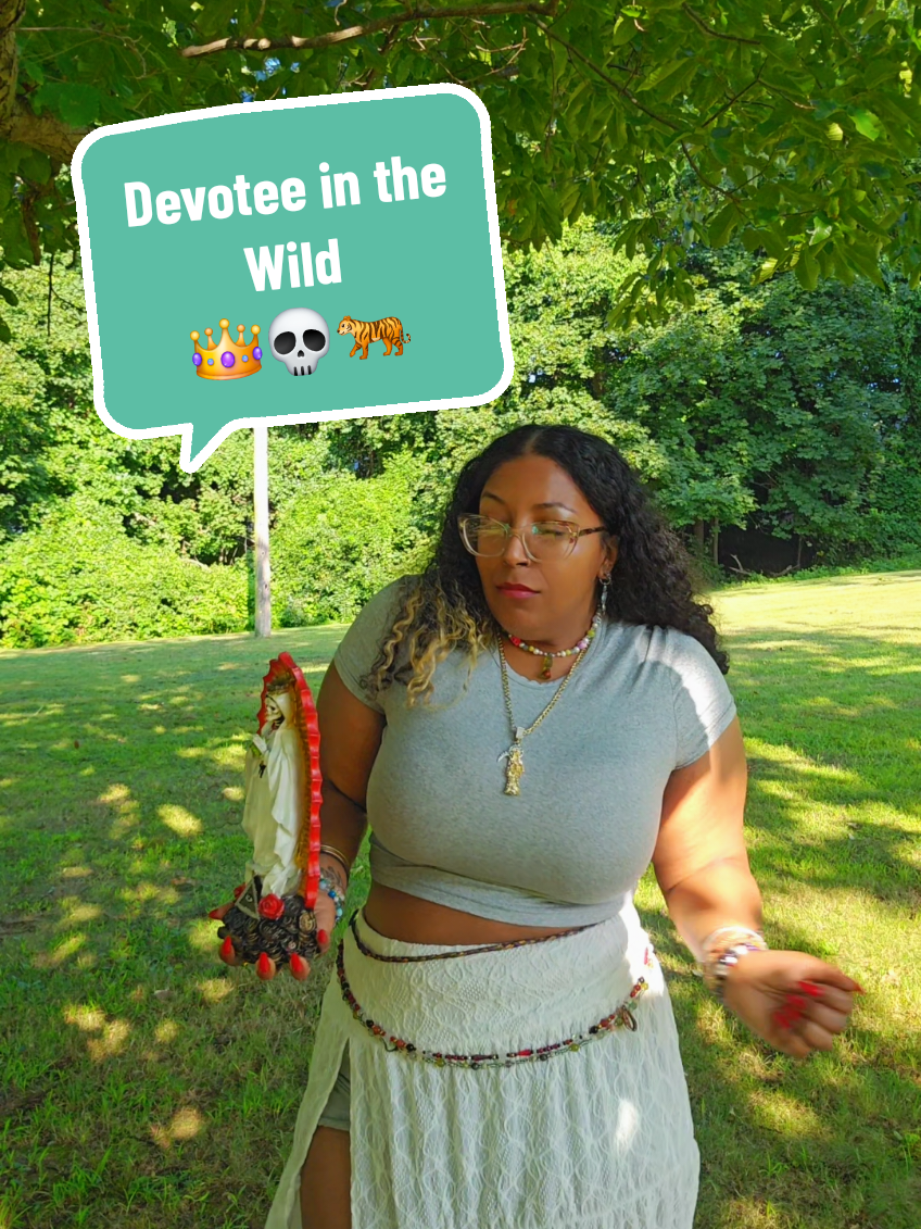 devotee caught in the wild......roar👑💀🐅🐯😝🧿🕯🫶🪞#lasantamuerte #santamuerte #santamuertedevotee #lasantisimamuerte #santisimamuerte 