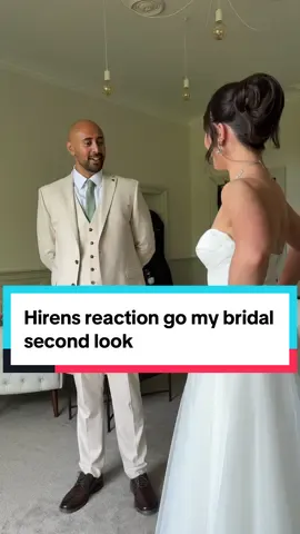 His reaction passed the vibe check heheh @MaggieA  #husbandsreaction #secondlookdress 