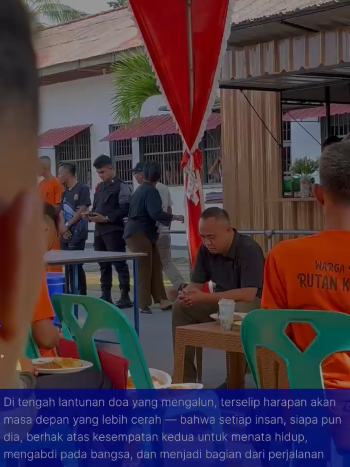 “Harmoni Kebersamaan” Doa Bersama dan Jamuan Bersama Rutan Karimun #kementerianimigrasidanpemasyarakatan #DitjenPas  #tanjungbalaikarimun #kepri  #rutan