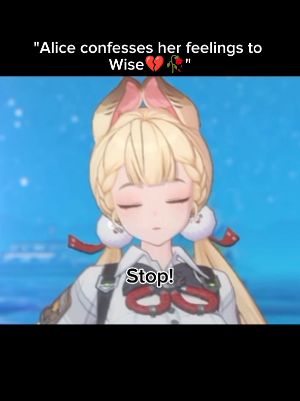 I can't believe Alice confessed to Wise💔🥀 #zenlesszonezero #alicethymefield #wisezzz #hoyoverse #mihoyo 