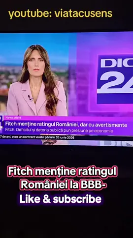 Fitch menține ratingul României #usr #pnl #bolojan #nicusordan #psd 