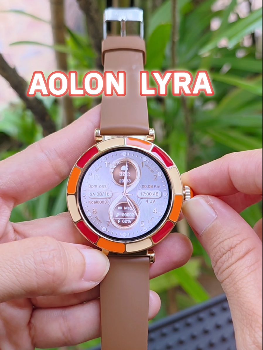 AOLON LYRA 🌸 smart watch ผู้หญิงตัวใหม่ล่าสุด สวยมาก ละมุนทุกสี จอสีคมชัดสัมผัสลื่น ฟังก์ชั่นครบ สวยแบบตะโกน #AolonLYRA  #smartwatch #นาฬิกา #แฟชั่น #ป้ายยาgadget 