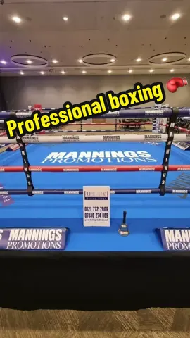 Every fighter dreams of their moment under the lights… it all starts here. 💥 A fully customised Unibox ring for Mannings Promotions. #Boxing #FightNight #ManningsPromotions #Unibox #ProBoxing      