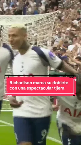 ¡Richarlison está imparable! 🔥 😎 Con un gol de tijera y su doblete completado, Richarlison demuestra que está on fire ante Burnley.  #PremierLeagueTelemundo #PremierLeague #Richarlison #Tottenham #Burnley