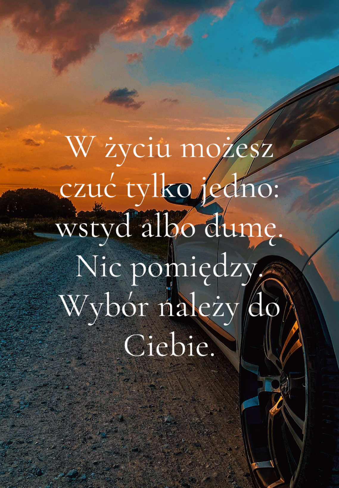 W życiu możesz czuć tylko jedno: wstyd albo dumę. Nic pomiędzy. Wybór należy do Ciebie. #Motivation #PrideNotShame #StrengthOfCharacter #TheChoiceIsYours #LiveConsciously #DailyMotivation #Inspiration #LifeIsChoice #NeverGiveUp #WinnerMindset #SelfImprovement
