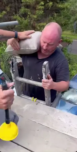 Funny Construction moment  #construction #bluecollar #asmr #contractor #builder 
