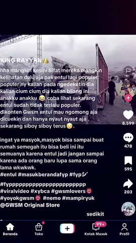 Lawakan macam apa ini?malah nyalahin masboy?situ sehat??🗿 izin tag mas yokk & masboy🙏 @GWSM Original Store @BOY REAL. #gwsmlovers👹 #gskylovers #fansgsky #fyp #fyppppppppppppppppppppppp 