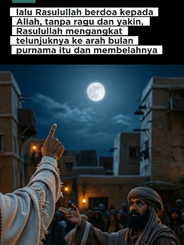 Rasulullah membelah bulan #Allah #viral #rasulullah #islam #shorts #reels #fyp 