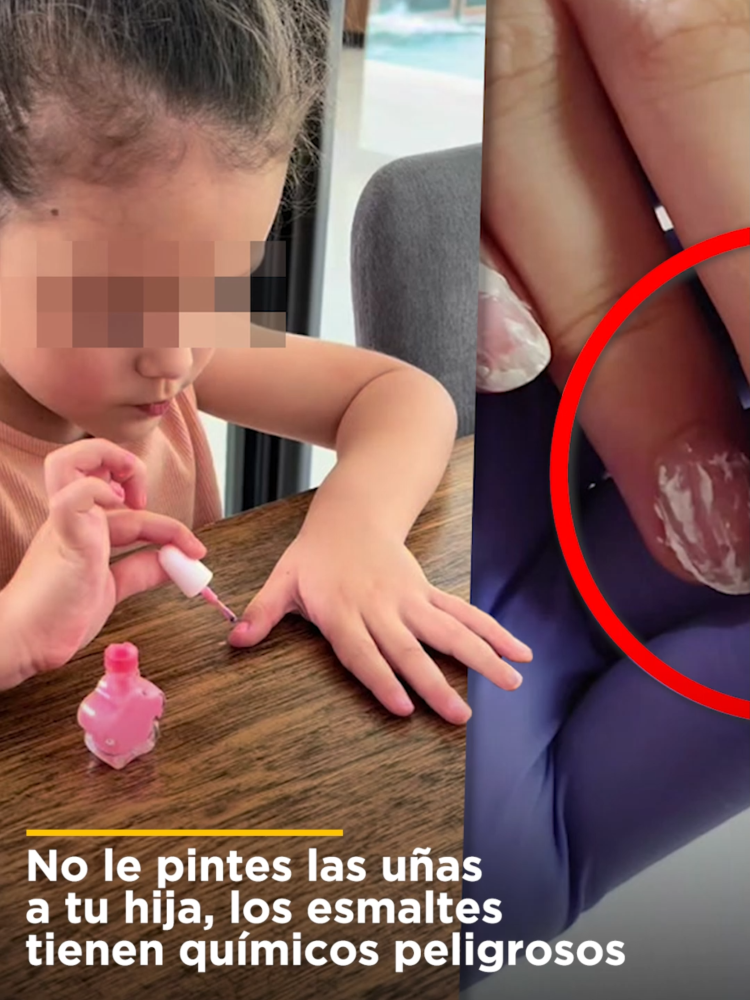 No le pintes las uñas a tu hija, los esmaltes tienen químicos peligrosos