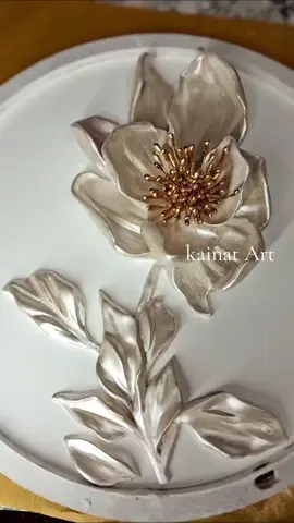 Instagram Name: Kainat Art  #fypviral #texturedart #foryou #goldenlife 