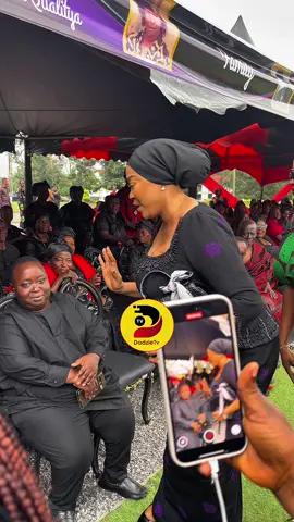 UPDATE | Legendary actress and Ghana’s Ambassador to Spain, Kalsoume Sinare, also came to support Roselyn Ngissah at her mum’s funeral, burial rites & thanksgiving service.