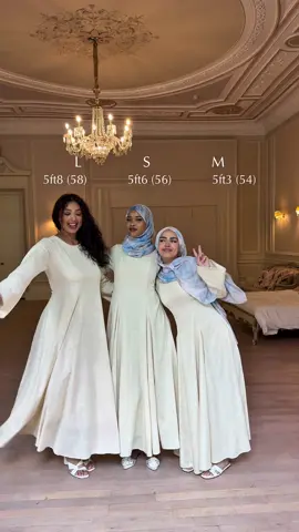 Modesty, but make it inclusive🤍When you order one of our dresses you don’t just order by size or by height - but both! We wanted to ensure our products were made for everyone and we know one size doesn’t fit all! ✨🕊️ #Summer #modestdress #modest #modestfashion #graduationdress 