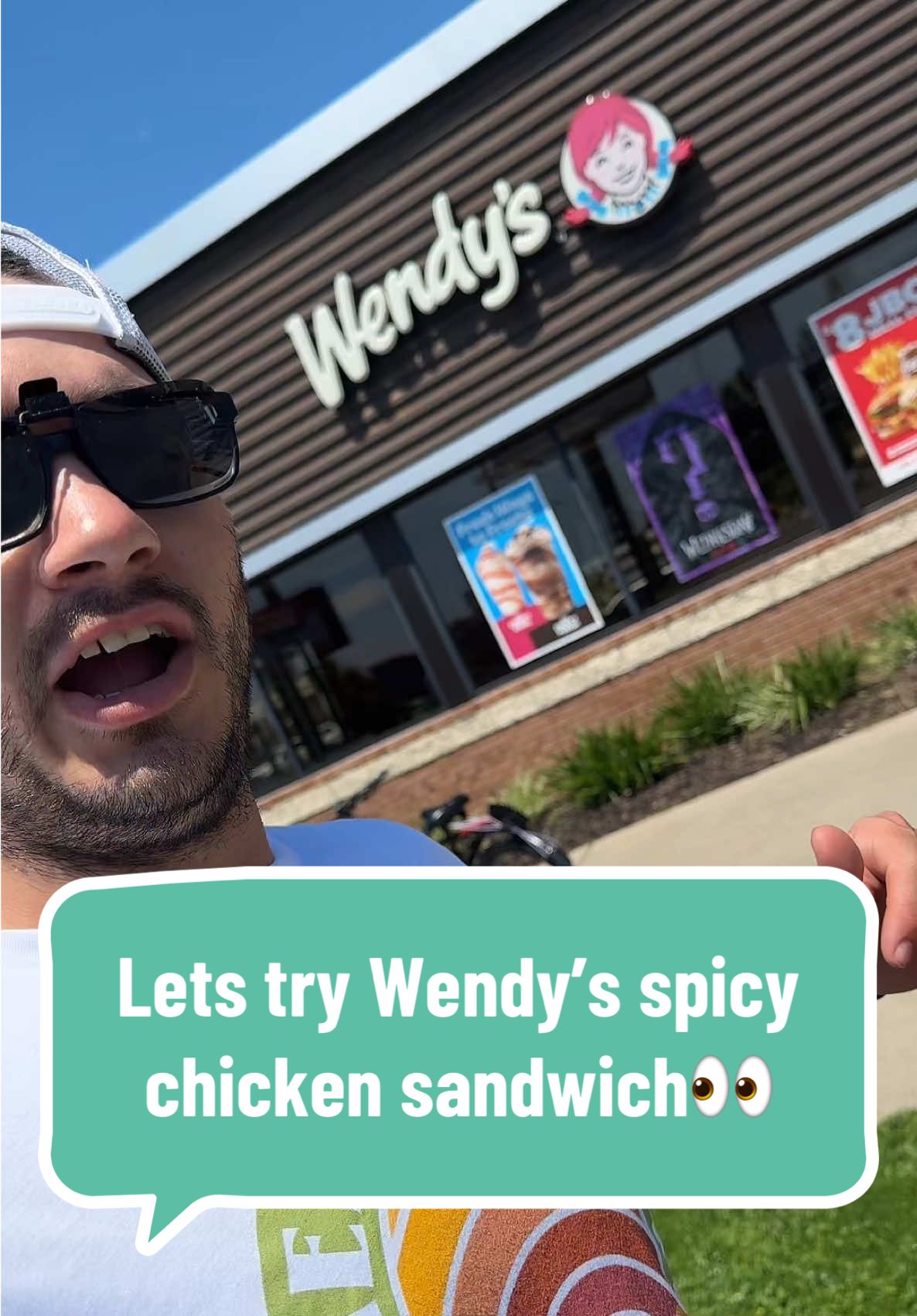 Let’s try Wendy’s spicy chicken sandwich!👀🤔🤯 Is it good? @Wendy’s #chopelasreviews #fastfood #fyp #Foodie #wendys 