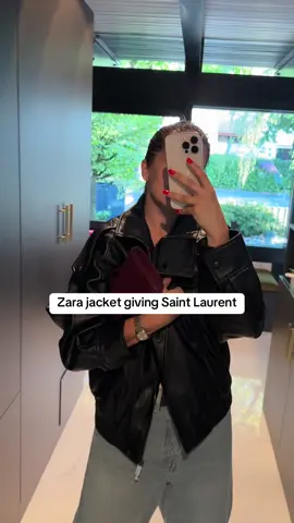 Zara jacket is giving Saint Laurent 🔥4391/872  #zarajacket#zarafinds#zarafall#rundontwalk#ysl