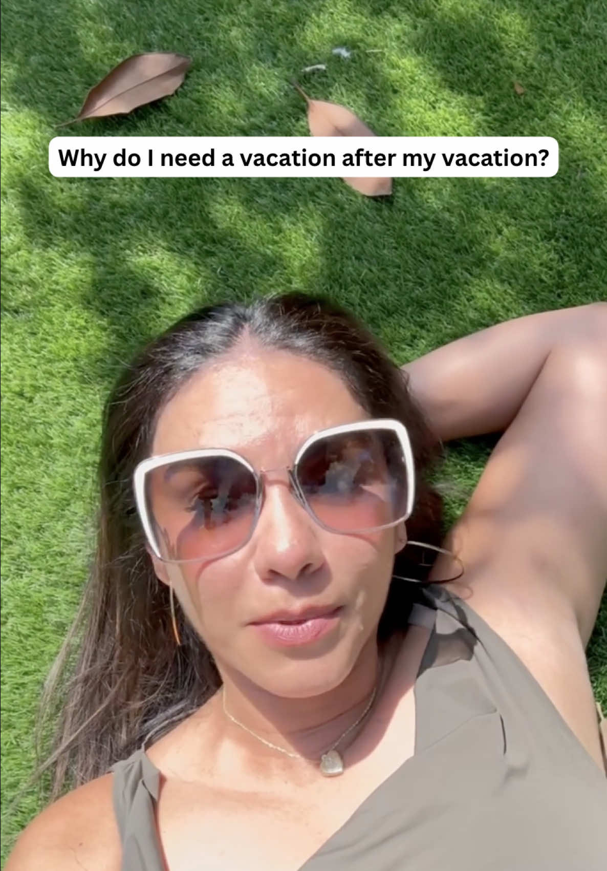 Family ‘vacations’… aka doing all the same things you do at home, just in a prettier place. 🌴😅  Take 10 minutes a day just for you and appreciate  yourself, because if you’re waiting for someone else to give you appreciation, you might be waiting forever.  #delulumagic #familyvacation #moms #momlife @Gsinc20 @paolaflowz 