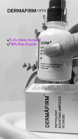 The power of Peptology boosting ampoule RETINOID.. Gifted by @DERMAFIRM_OFFICIAL  Smell?? - super mild , thats why i like  #retinol#dermafirm #hyperpigmentation #darkspots #skincaretips 
