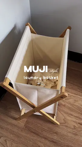 found this laundry basket here in tiktok shop. Looks like you can buy this in MUJI! I love the aesthetic style! Budol finds! A must have very aesthetic and affordable! #budolfinds #Home #homedecor #yellowbasket #fyp 