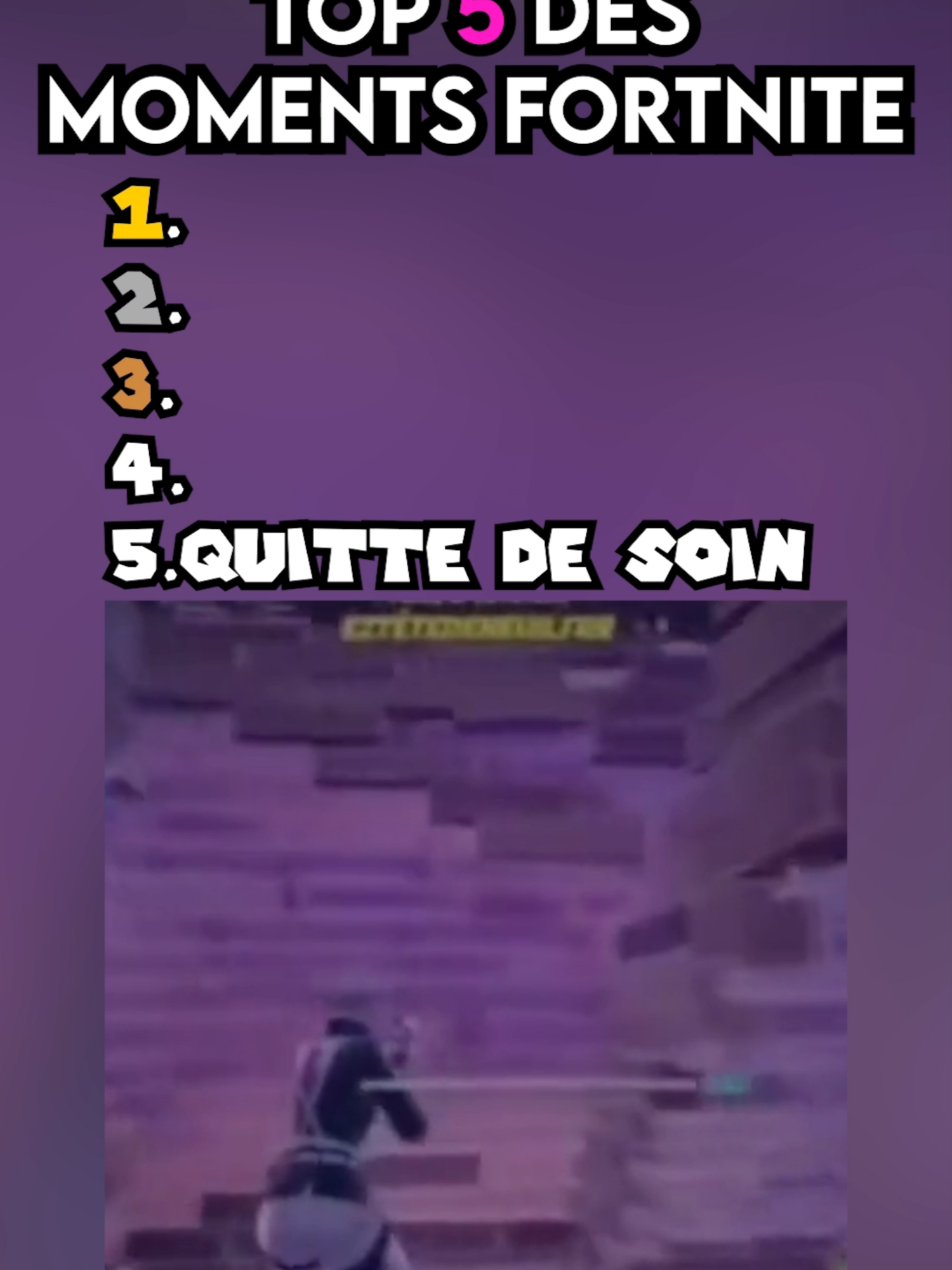 TOP 5 DES MOMENTS FORTNITE - Les micros sont nul j'ai l'impression ? ​🤔​ #fyp #tiktokfr #classement #fortnite #tiktokmeme #meme #france