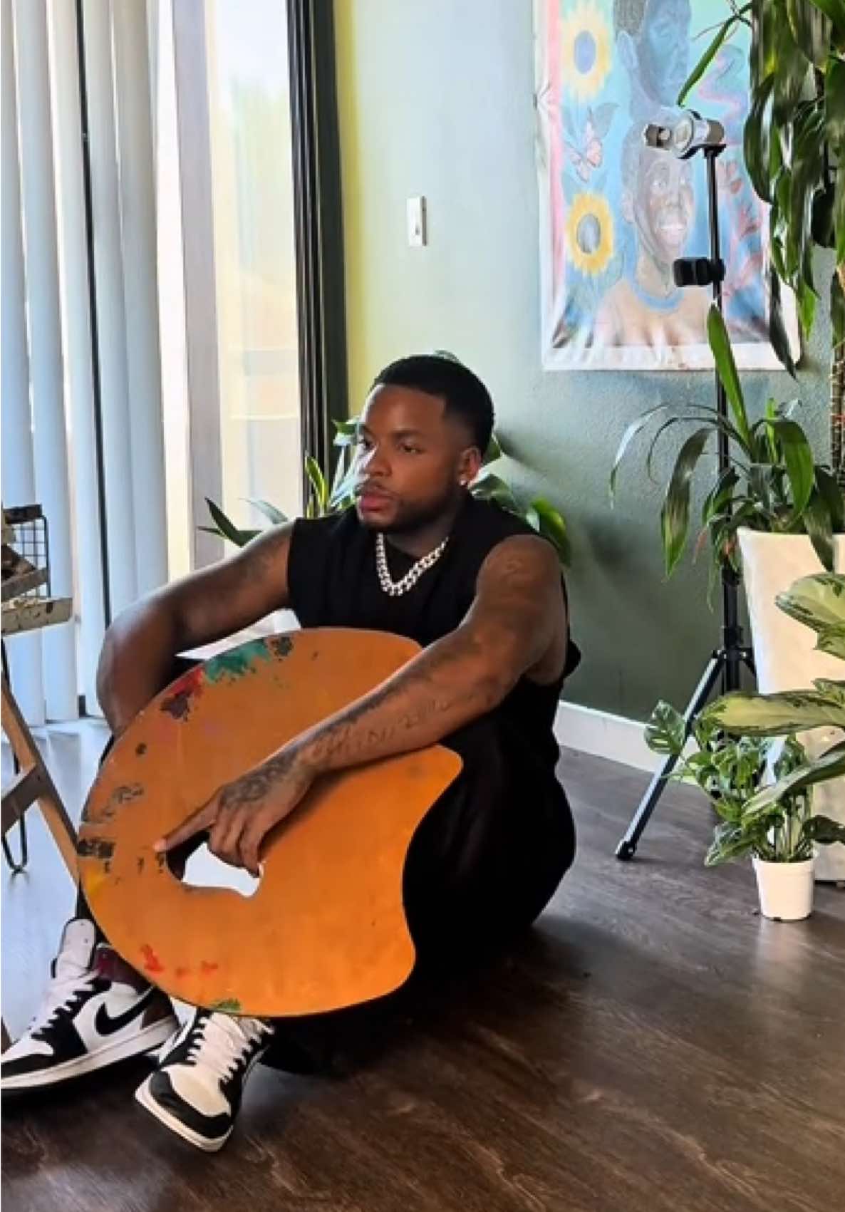 Painting is the only thing between me and chaos. #art #artsit #canvaspainting #creative #Lifestyle 