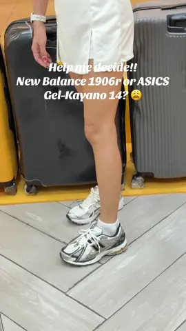 Omg I can’t decide!! I wasn’t able to buy which one to get…help guys please 🥺 #newbalance  #queenoftears #gelkayano14 #asics 