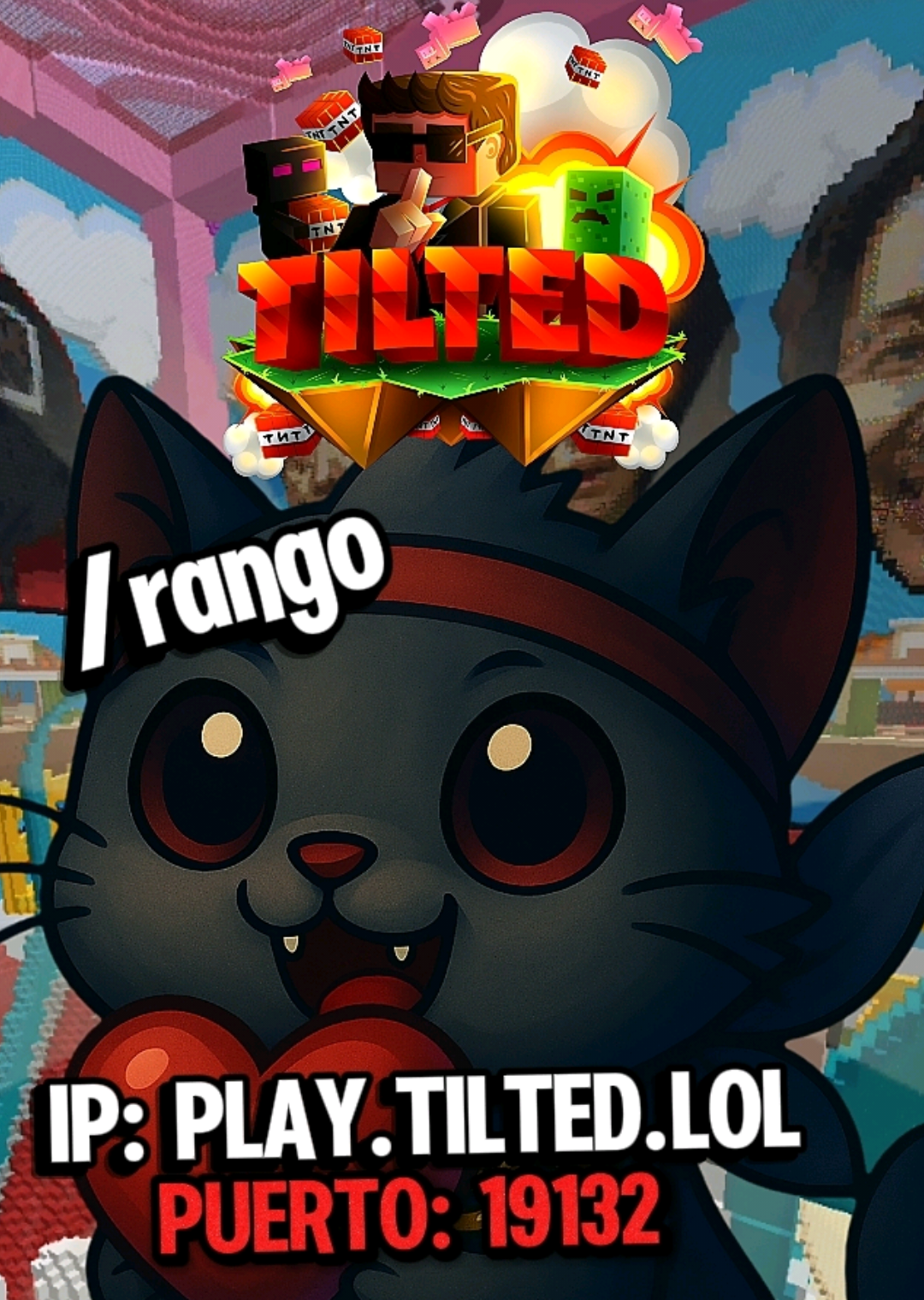 COMO OBTENER un RANGO GRATIS en la NUEVA MODALIDAD de TILTED #SoySatux #tilted #boxpvp #Minecraft #parati 