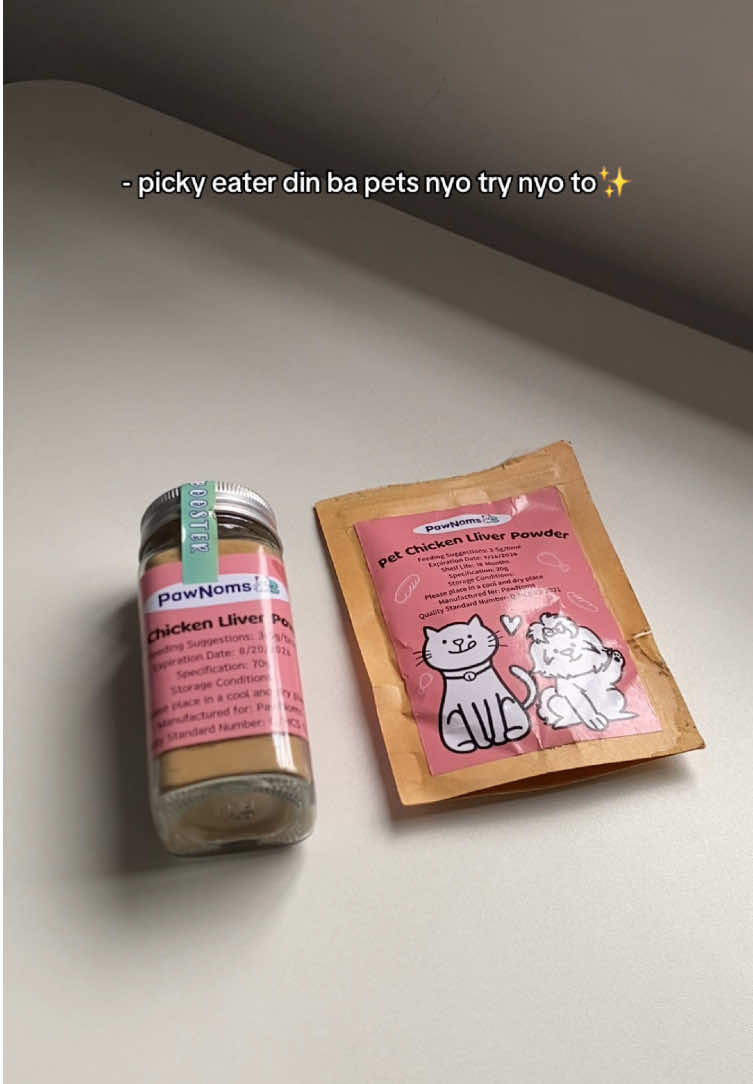 picky eater din ba pets nyo? try nyo tiyak na magugustuhan nila to✨ @PawNoms Official #pawnomsappetitebooster #appetitebooster #appetiteboosterforpet #chickenliverpowder 