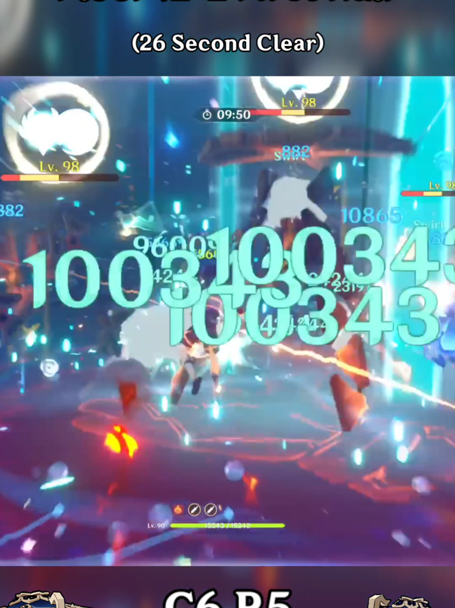 C6 R5 Wanderer 5.8 Spiral Abyss 12-2 First Half #scaramouche #GenshinImpact #wanderer #genshin #SpiralAbyss 