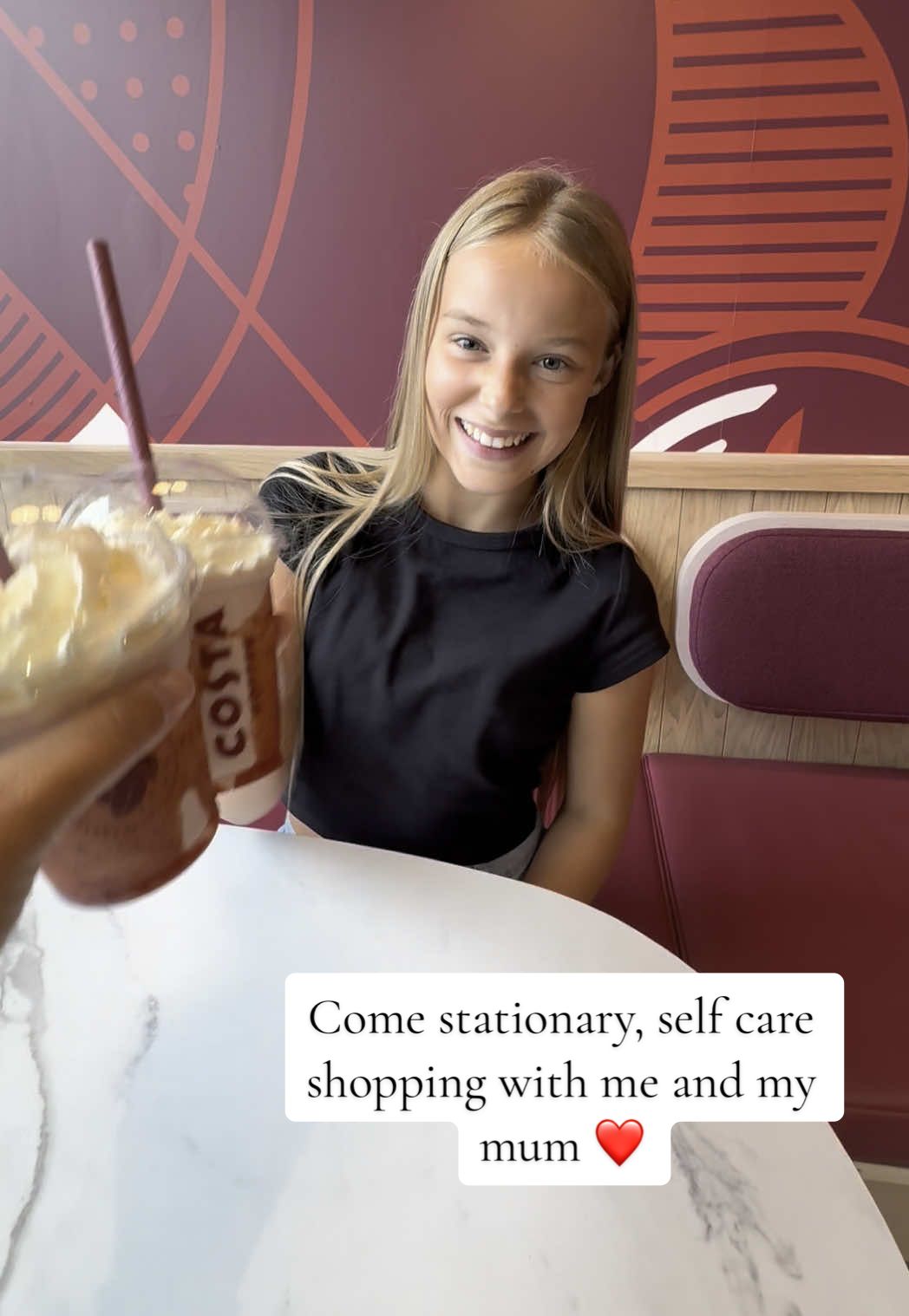 Cute day! ❤️📚🖊️  @Home Bargains @Asda @Superdrug @Costa Coffee  #mumanddaughter #fyp #dayout #family #stationery #school #SelfCare #viral #viralvideos #costa 