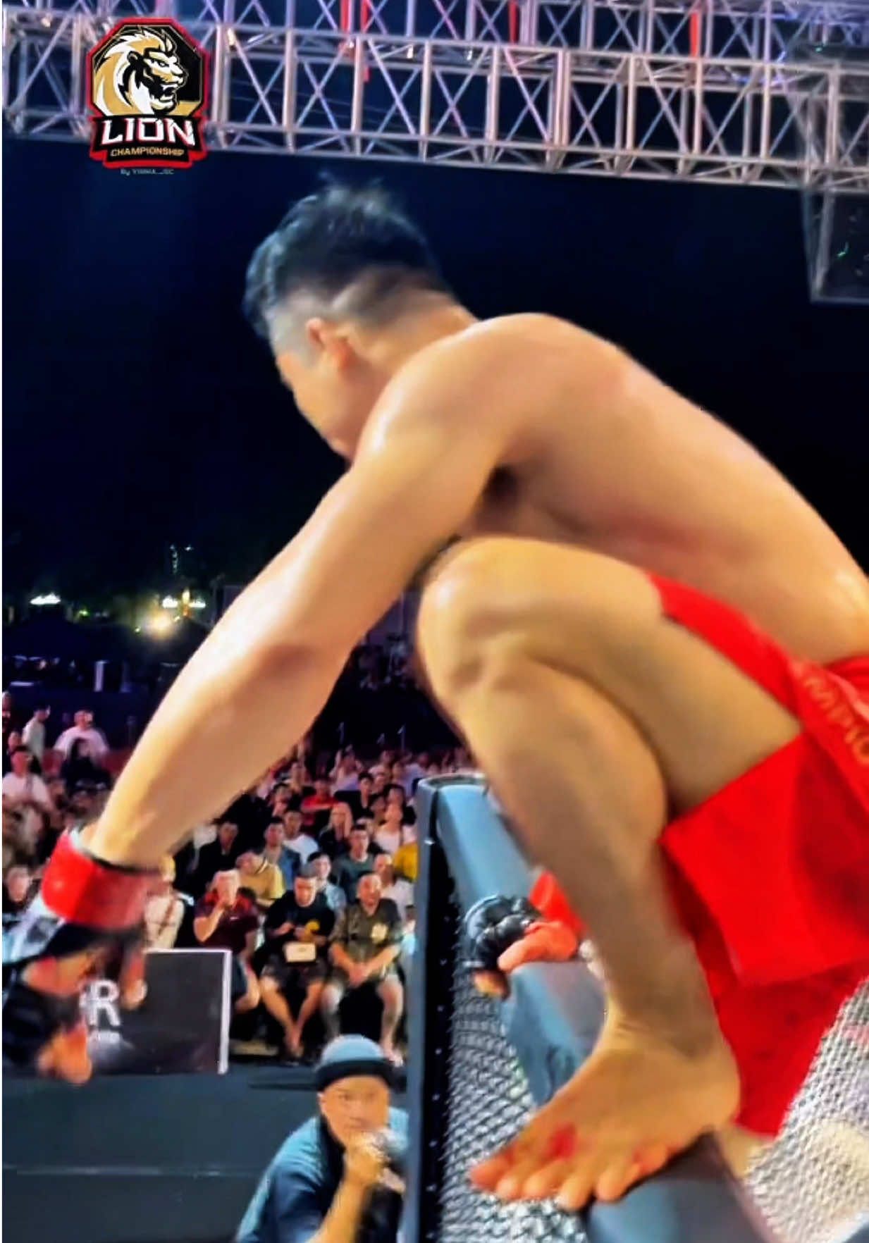 Pha ăn mừng đi vào lòng đất của 2 thằng anh. #lionchampionship2025 #rieng2thangem #anhchapphanboxing #xuhuong #viral 