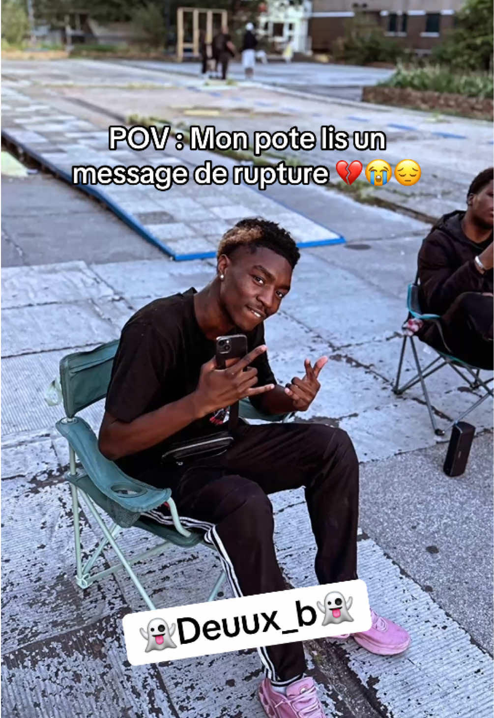 Il a ft un copier collé pour nous envoyer c’est pas lui qui a écrit !😭☝🏾🙏🏾#pourtoii 